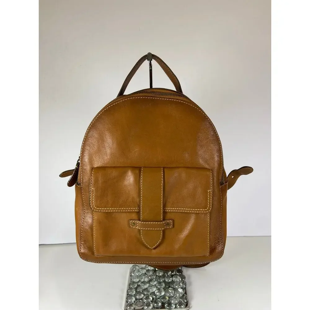 Fry Leather Mini Backpack Brown